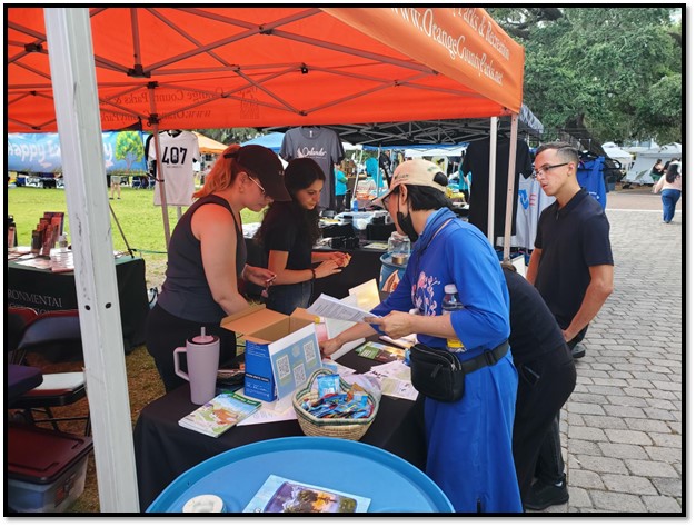 Office of Sustainability and Resilience at the 2025 Central Florida Earth Day.
