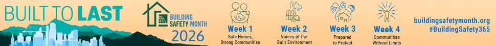 2026 Building Safety Month Banner